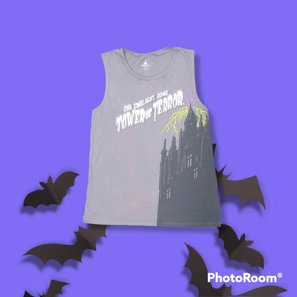 Rare 2019 Disneyworld Twilight Zone Tower of Terror Muscle Tank